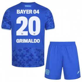 Bayer 04 Leverkusen Alejandro Grimaldo 20 Alternativní 2025-26 - Dětské Fotbalové Dresy (S/S)